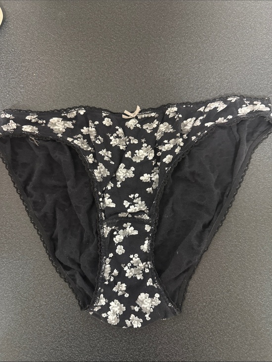Charter Club Other - Black Floral Lace Trim Bikini Panty - Women Intimates
